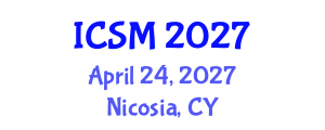 International Conference on Strategic Marketing (ICSM) April 24, 2027 - Nicosia, Cyprus International Conference on Strategic Marketing (ICSM) April 24, 2027 - Nicosia, Cyprus