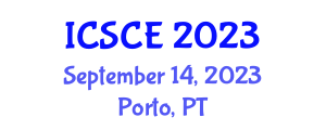 International Conference on Structural and Civil Engineering (ICSCE) September 14, 2023 - Porto, Portugal