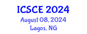 International Conference on Structural and Construction Engineering (ICSCE) August 08, 2024 - Lagos, Nigeria