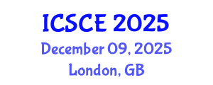 International Conference on Structural and Construction Engineering (ICSCE) December 09, 2025 - London, United Kingdom