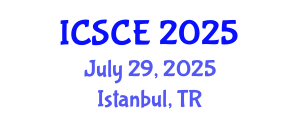 International Conference on Structural and Construction Engineering (ICSCE) July 29, 2025 - Istanbul, Turkey
