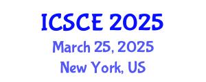 International Conference on Structural and Construction Engineering (ICSCE) March 25, 2025 - New York, United States