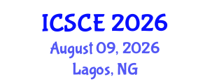 International Conference on Structural and Construction Engineering (ICSCE) August 09, 2026 - Lagos, Nigeria