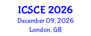 International Conference on Structural and Construction Engineering (ICSCE) December 09, 2026 - London, United Kingdom International Conference on Structural and Construction Engineering (ICSCE) December 09, 2026 - London, United Kingdom