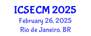 International Conference on Structural Engineering and Composite Materials (ICSECM) February 26, 2025 - Rio de Janeiro, Brazil