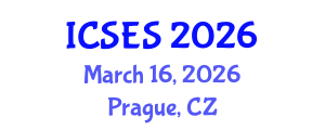 International Conference on Structural Engineering and Structures (ICSES) March 16, 2026 - Prague, Czechia International Conference on Structural Engineering and Structures (ICSES) March 16, 2026 - Prague, Czechia