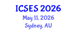 International Conference on Structural Engineering and Structures (ICSES) May 11, 2026 - Sydney, Australia International Conference on Structural Engineering and Structures (ICSES) May 11, 2026 - Sydney, Australia