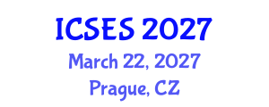 International Conference on Structural Engineering and Structures (ICSES) March 22, 2027 - Prague, Czechia International Conference on Structural Engineering and Structures (ICSES) March 22, 2027 - Prague, Czechia