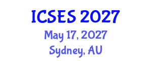 International Conference on Structural Engineering and Structures (ICSES) May 17, 2027 - Sydney, Australia International Conference on Structural Engineering and Structures (ICSES) May 17, 2027 - Sydney, Australia