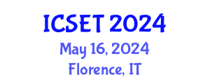 International Conference on Structural Engineering and Technology (ICSET) May 16, 2024 - Florence, Italy