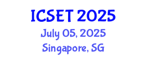 International Conference on Structural Engineering and Technology (ICSET) July 05, 2025 - Singapore, Singapore