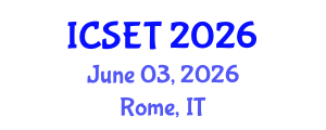 International Conference on Structural Engineering and Technology (ICSET) June 03, 2026 - Rome, Italy