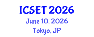 International Conference on Structural Engineering and Technology (ICSET) June 10, 2026 - Tokyo, Japan