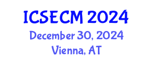 International Conference on Structural Engineering, Construction and Management (ICSECM) December 30, 2024 - Vienna, Austria