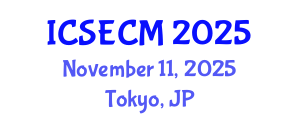 International Conference on Structural Engineering, Construction and Management (ICSECM) November 11, 2025 - Tokyo, Japan