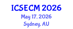 International Conference on Structural Engineering, Construction and Management (ICSECM) May 17, 2026 - Sydney, Australia