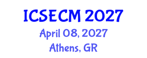 International Conference on Structural Engineering, Construction and Management (ICSECM) April 08, 2027 - Athens, Greece International Conference on Structural Engineering, Construction and Management (ICSECM) April 08, 2027 - Athens, Greece