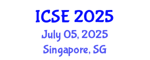 International Conference on Structural Engineering (ICSE) July 05, 2025 - Singapore, Singapore