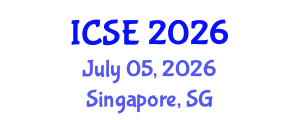 International Conference on Structural Engineering (ICSE) July 05, 2026 - Singapore, Singapore