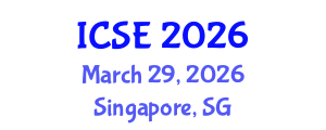 International Conference on Structural Engineering (ICSE) March 29, 2026 - Singapore, Singapore