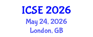 International Conference on Structural Engineering (ICSE) May 24, 2026 - London, United Kingdom