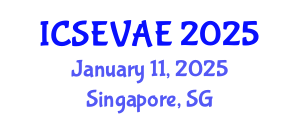 International Conference on Structural Engineering, Vibration and Aerospace Engineering (ICSEVAE) January 11, 2025 - Singapore, Singapore