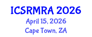 International Conference on Structural Reliability Methods and Reliability Analysis (ICSRMRA) April 15, 2026 - Cape Town, South Africa