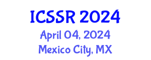 International Conference on Structural Safety and Reliability (ICSSR) April 04, 2024 - Mexico City, Mexico
