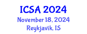 International Conference on Structure and Architecture (ICSA) November 18, 2024 - Reykjavik, Iceland