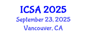 International Conference on Structure and Architecture (ICSA) September 23, 2025 - Vancouver, Canada