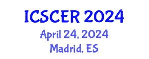 International Conference on Structure and Civil Engineering Research (ICSCER) April 24, 2024 - Madrid, Spain