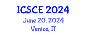 International Conference on Structures and Civil Engineering (ICSCE) June 20, 2024 - Venice, Italy
