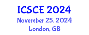 International Conference on Structures and Civil Engineering (ICSCE) November 25, 2024 - London, United Kingdom