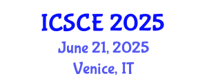 International Conference on Structures and Civil Engineering (ICSCE) June 21, 2025 - Venice, Italy