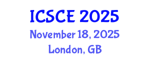 International Conference on Structures and Civil Engineering (ICSCE) November 18, 2025 - London, United Kingdom