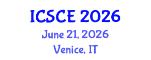 International Conference on Structures and Civil Engineering (ICSCE) June 21, 2026 - Venice, Italy