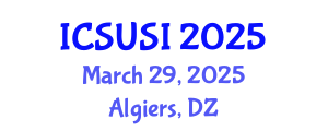 International Conference on Structures Under Shock and Impact (ICSUSI) March 29, 2025 - Algiers, Algeria