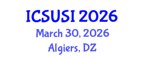 International Conference on Structures Under Shock and Impact (ICSUSI) March 30, 2026 - Algiers, Algeria International Conference on Structures Under Shock and Impact (ICSUSI) March 30, 2026 - Algiers, Algeria
