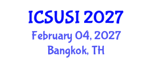 International Conference on Structures Under Shock and Impact (ICSUSI) February 04, 2027 - Bangkok, Thailand