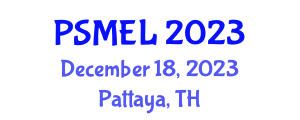 International Conference on Studies in Management, Education & Law (PSMEL) December 18, 2023 - Pattaya, Thailand International Conference on Studies in Management, Education & Law (PSMEL) December 18, 2023 - Pattaya, Thailand