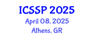 International Conference on Suicidology and Suicide Prevention (ICSSP) April 08, 2025 - Athens, Greece