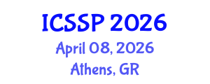 International Conference on Suicidology and Suicide Prevention (ICSSP) April 08, 2026 - Athens, Greece