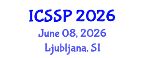 International Conference on Suicidology and Suicide Prevention (ICSSP) June 08, 2026 - Ljubljana, Slovenia International Conference on Suicidology and Suicide Prevention (ICSSP) June 08, 2026 - Ljubljana, Slovenia