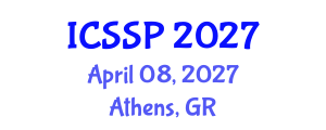 International Conference on Suicidology and Suicide Prevention (ICSSP) April 08, 2027 - Athens, Greece