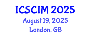 International Conference on Supply Chain and Inventory Management (ICSCIM) August 19, 2025 - London, United Kingdom