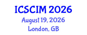 International Conference on Supply Chain and Inventory Management (ICSCIM) August 19, 2026 - London, United Kingdom