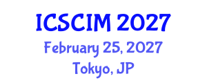 International Conference on Supply Chain and Inventory Management (ICSCIM) February 25, 2027 - Tokyo, Japan International Conference on Supply Chain and Inventory Management (ICSCIM) February 25, 2027 - Tokyo, Japan