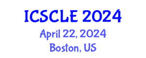 International Conference on Supply Chain and Logistics Engineering (ICSCLE) April 22, 2024 - Boston, United States