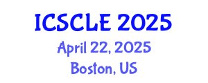 International Conference on Supply Chain and Logistics Engineering (ICSCLE) April 22, 2025 - Boston, United States