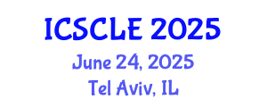 International Conference on Supply Chain and Logistics Engineering (ICSCLE) June 24, 2025 - Tel Aviv, Israel